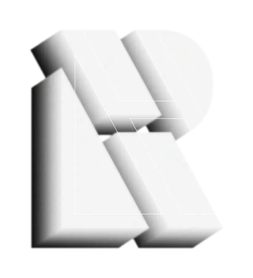 Logotipo de grupo RH con efecto desvanecido